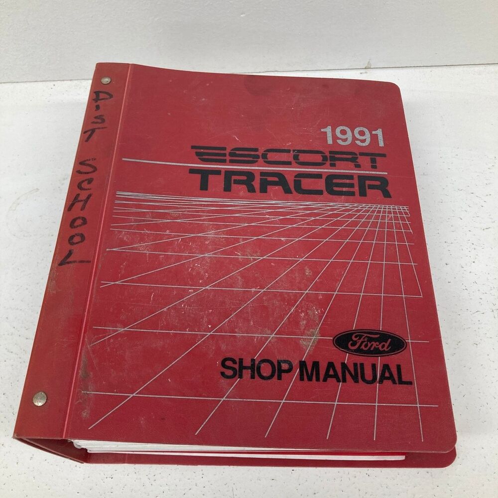 Ford Escort Tracer Shop Manual FoMoCo 1991